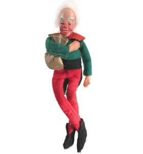 Vintage Eichelhäher von Dublin Filz Puppe Regal Sitter Ornament Glück Kobold Elfe - Bild 1 von 6
