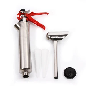 2 Nozzle Caulking Gun Pointing Brick Grout Mortar Sprayer Applicator Tool Cement - Picture 1 of 6