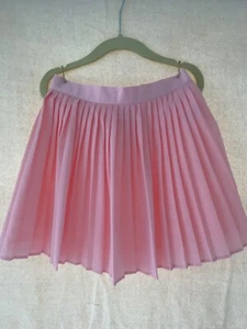 Janie And Jack pink pleated Skirt Size 4 Worn 2X (Pinhole Defect) - Picture 1 of 7