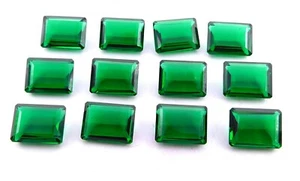 15X20 MM Emerald Octagon Cut Lab Created Loose Gemstone For Jewelry P-1635 - Picture 1 of 3
