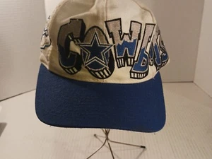 Cappello snapback vintage anni 90 Drew Pearson Dallas Cowboys stampa all over NFL football - Foto 1 di 11