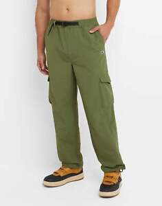 Champion Cargo Pants Belted Take A Hike Lightweight Pockets Outdoors 30 inseam