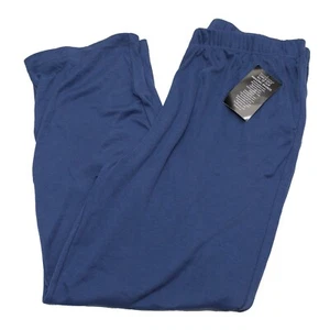 Woman Within Women’s Pants 1X 22/24 Dusky Blue Pull-On Soft Knit Pants Pockets - Picture 1 of 5