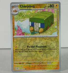 Charjabug - Corona Estelar - 052/142 - Individuales - Juego de cartas coleccionables Pokémon - Holograma inverso - C - Imagen 1 de 6