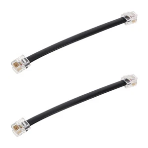 2 PCS Panelverbindungskabel Flache Telefonleitung Telefonanschluss - Zdjęcie 1 z 12