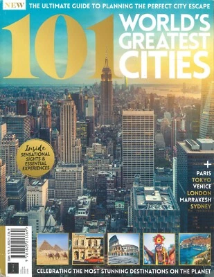 UK 101 World's Greatest Cities Magazine: Paris, Tokyo, Venice, London, Marrakesh - Image 1 of 4