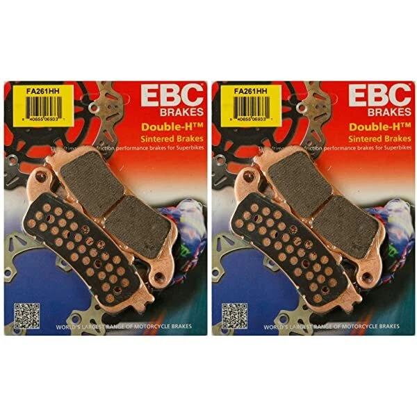 Pastilhas de freio dianteiro ADEQUADO PARA HONDA VTX 1800 C2-C4/C15/CA6/CA7 02-08 FA261HH x2 - Imagem 1 de 1