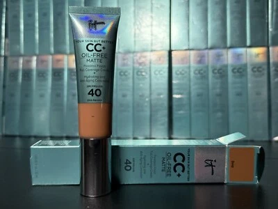 IT Cosmetics CC+ Oil Free Matte Poreless Finish Cream SPF 40 **DEEP** 1.08 fl oz - Image 1 of 3