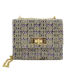 Damenmode Gwendolyn Mini Stroh Tasche Damen Schulter Handtasche Umhängetasche - Bild 1 von 20