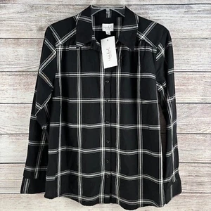 Isabel by Ingrid und Isabel Button Down Kariertes Langarm Hemd Damen S - Bild 1 von 13