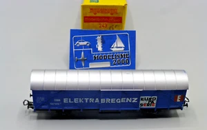 LILIPUT WAGON DE MARCHANDISES "ELEKTRABREGENZ" OBB RÉFRENCE 243 HO - Picture 1 of 5