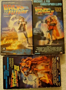 Lot of 3 VHS Back to the Future Trilogy Series - Picture 1 of 5