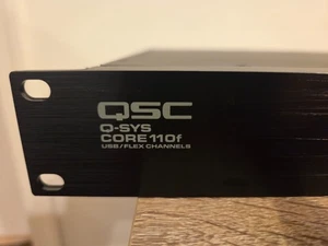 QSC Q-SYS Core 110F USB/Flex Channel Audio DSP V1 w/ Power cable - Picture 1 of 11