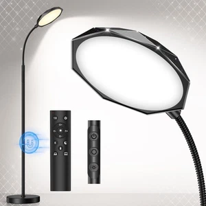 Floor Lamp, 18W Bright LED Floor Lamps for Living Room with Diamond-Surface, ... - Picture 1 of 8