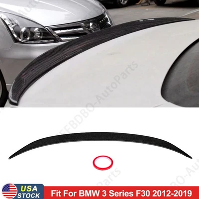 M стиль задний багажник спойлер крыло ABS углеродного волокна для 12-18 BMW F30 F80 M3 седан - Изображение 1 из 4