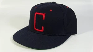 Chicago White Sox 1940's Logo Blue Baseball Hat Cap Fitted 7 1/8" - Picture 1 of 15