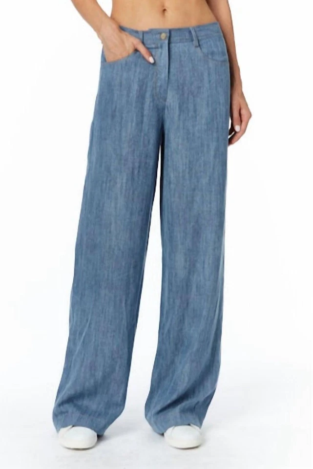 Drew Women's Chambray Trouser Bleach - Image 1 of 1