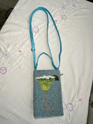NWT Bamboo Trading Company Beaded Bag Margarita Club Bag Sequence & Beads Bling - Image 1 of 4