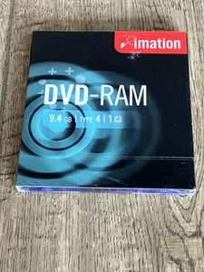 IMATION DVD-RAM 9.4GB REWRITABLE - TYPE 4 DISC REMOVABLE - Made in Japan - Picture 1 of 6