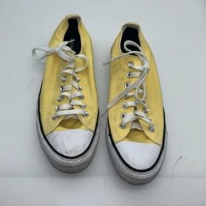 Sneakers basse Converse Chuck Taylor All Star Core Ox gialle da uomo 8,5, W 10,5 - Foto 1 di 6