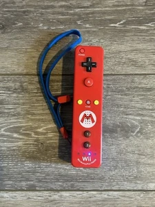 Nintendo Wii Motion Plus Remote Wiimote Controller OEM Mario Limited Edition Red - Picture 1 of 2