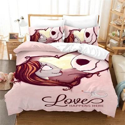 The Nightmare Before Christmas Twin/Full/Queen/King Bed Duvet/Quilt Cover Set - Image 1 of 4