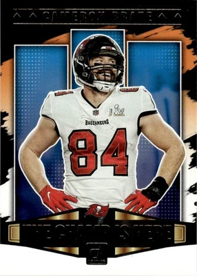 2021 Donruss Champ Is Here Cameron Brate Tampa Bay Buccaneers #CIH-7 - Image 1 of 2