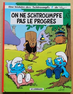 Schtroumpfs T 21 On ne schtroumpfe pas le progrès PEYO éd Lombard 2002 EO - Imagen 1 de 4