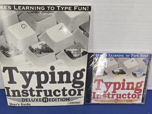 Typing Instructor Deluxe 11 Edition: Unopened/Sealed CD and User’s Guide - Picture 1 of 8