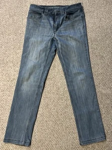 Duluth Trading Light Blue Jeans Mens Size 30x32 Ballroom Double Flex Denim - Picture 1 of 9