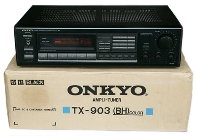 ONKYO 60W Stereo Receiver+A/B Speaker Out+Phono Stage+AM/FM+Dual Voltage-TX-903 - image 1 of 4