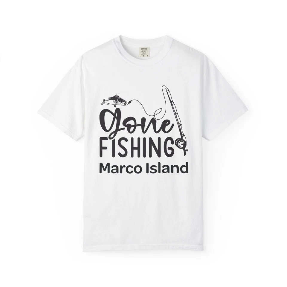 Camiseta Gone Fishing Marco Island Foto 1 de 1