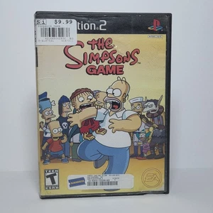 The Simpsons Spiel Playstation 2 PS2 - OHNE Handbuch - gereinigt/getestet - sehr guter schneller Versand - Bild 1 von 3