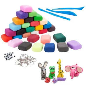 Lufttrocknende Knete 36 Farben Magic Foam Zum Selbermachen Modelliermasse Kit mit Werkzeugen für Jungen & Mädchen - Bild 1 von 4