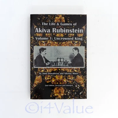 The Life & Games of Akiva Rubinstein, Volumes 1 and 2, Paperback, New - Image 1 of 2