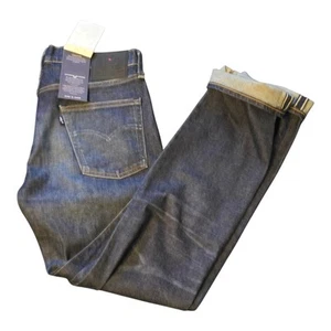 Levi’s 502™ Taper Fit Jeans 33x34 Made in Japan Selvedge Denim Dark Wash Stretch - Picture 1 of 24