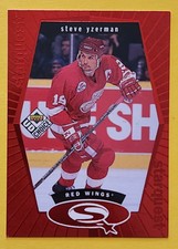 STEVE YZERMAN 1998-99 UD Choice Starquest Red #SQ18 Detroit Red Wings HOF