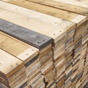10m²-Reclaimed Pallet Wood FREE P&P - Wall Cladding Recycled Timber Planks Board - Picture 1 of 12