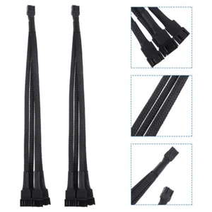 2 PCS Expansionskabel Der Lüfterschnittstelle Draht Für Lüfterkabel Adapter - Bild 1 von 12