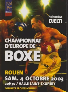BOXE  CP  CHAMPIONNAT D'EUROPE 4 OCTOBRE 2003  A  ROUEN - Picture 1 of 1