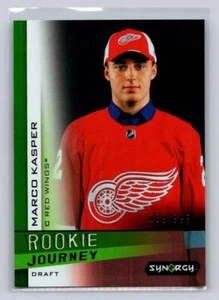 2023-24 UD Synergy #RJ-8 Marco Kasper -Rookie Journey Draft 229/999-Red Wings - Picture 1 of 2