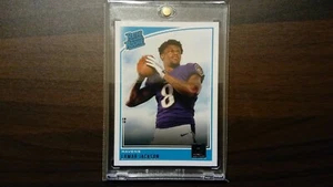 2018 Lamar Jackson Donruss Rated Rookie Perfect Centering - Bild 1 von 4