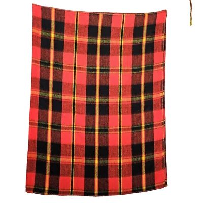 VTG Beacon Cabin Throw Blanket Camping 48'' X 72'' Red Black Plaid WPL 1675 - Image 1 of 4