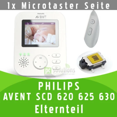 ✅ 1x PHILIPS AVENT SCD 620 625 630 Padre Micro Pulsador Interruptor Botón