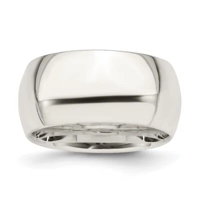 Sterling Silver 10mm Comfort Fit Band Ring - Image 1 of 4