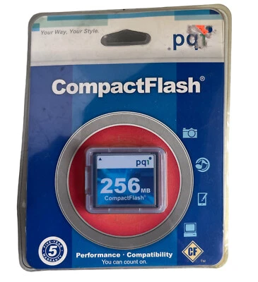 NEW, SEALED - PQI 256MB Compact Flash Memory Card - Image 1 of 4