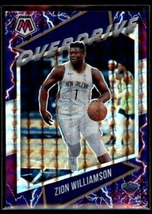 Zion Williamson 2020-21 Panini Mosaic Overdrive #13 New Orleans Pelicans