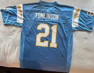 🔥🔥NFL LaDainian Tomlinson #21 San Diego Chargers Mens Sewn Jersey - Size L🔥🔥 - Picture 1 of 6