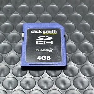 Dick Smith 4GB SDHC Memory Card Class 4 FREE POSTAGE - Picture 1 of 3