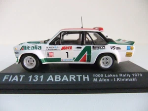 FIAT 131 ABARTH 1000 LAKES RALLY 1979 ALEN KIVIMAKI 1/43 IXO ALTAYA RALLY - Picture 1 of 3